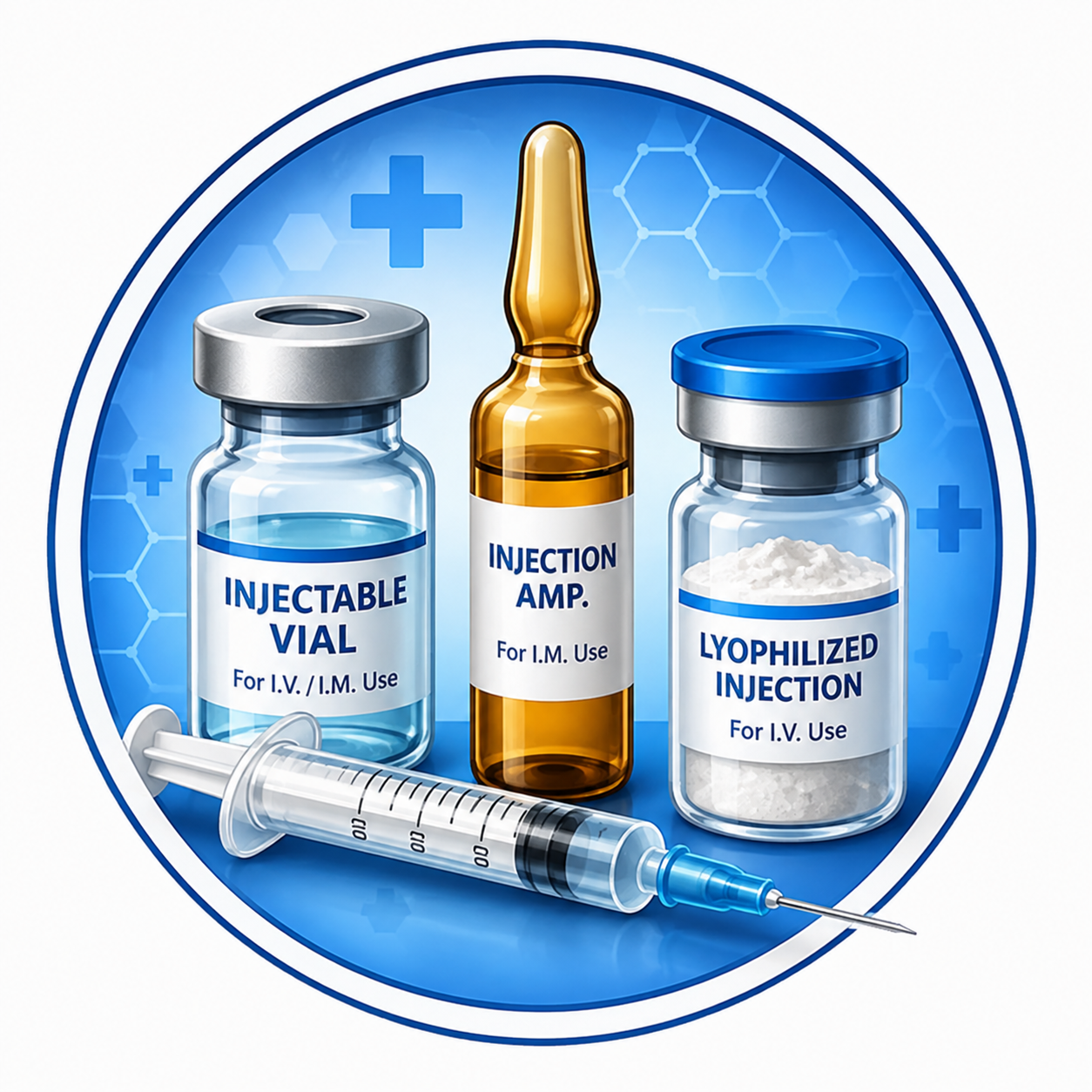 General Injectables – Vials, Amp, Lyophilized